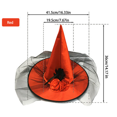 27 veidi Halovīni ar cepuri bērniem Bērniem Unisex Pieaugušie Cosplay Rekvizīti Deju ballītei Kāzu piederumi Helovīna dekorēšana