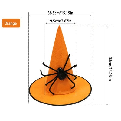 27 veidi Halovīni ar cepuri bērniem Bērniem Unisex Pieaugušie Cosplay Rekvizīti Deju ballītei Kāzu piederumi Helovīna dekorēšana