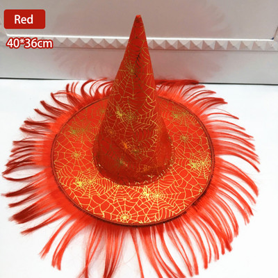 27 veidi Halovīni ar cepuri bērniem Bērniem Unisex Pieaugušie Cosplay Rekvizīti Deju ballītei Kāzu piederumi Helovīna dekorēšana