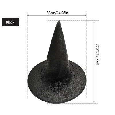 27 veidi Halovīni ar cepuri bērniem Bērniem Unisex Pieaugušie Cosplay Rekvizīti Deju ballītei Kāzu piederumi Helovīna dekorēšana