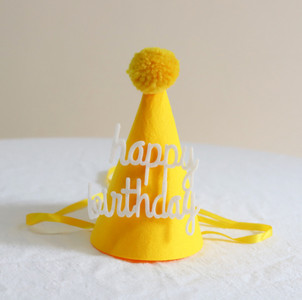 1 db INS Kids Barna Születésnapi Kalap Nem szőtt Khaki Party Kalap Baby Shower Sárga Fejfedő Koreai stílusú Rózsaszín Kék Zöld Bevont sapka