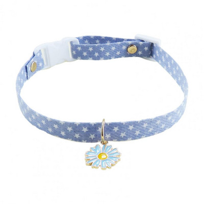 Ērta pavasara kaklasiksna ar zvana kulonu, regulējama mājdzīvnieka kaklarota maziem un vidējiem suņiem kaķiem zvana kakla siksna Drošs mājdzīvnieku aksesuārs