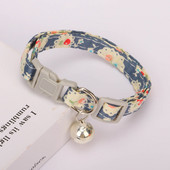 Моден нашийник за домашни любимци с черешов принт, регулируеми нашийници за котки, колие, кученце, висулка, нашийник за чихуахуа, шнауцер, домашни любимци, консумативи за кучета