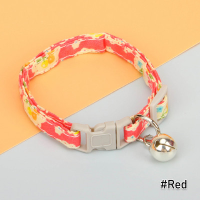 Моден нашийник за домашни любимци с черешов принт, регулируеми нашийници за котки, колие, кученце, висулка, нашийник за чихуахуа, шнауцер, домашни любимци, консумативи за кучета