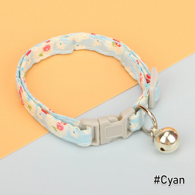 Моден нашийник за домашни любимци с черешов принт, регулируеми нашийници за котки, колие, кученце, висулка, нашийник за чихуахуа, шнауцер, домашни любимци, консумативи за кучета