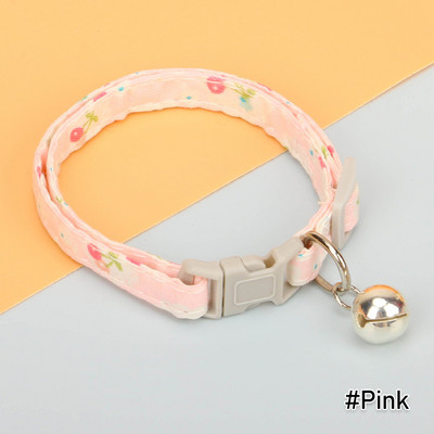 Моден нашийник за домашни любимци с черешов принт, регулируеми нашийници за котки, колие, кученце, висулка, нашийник за чихуахуа, шнауцер, домашни любимци, консумативи за кучета