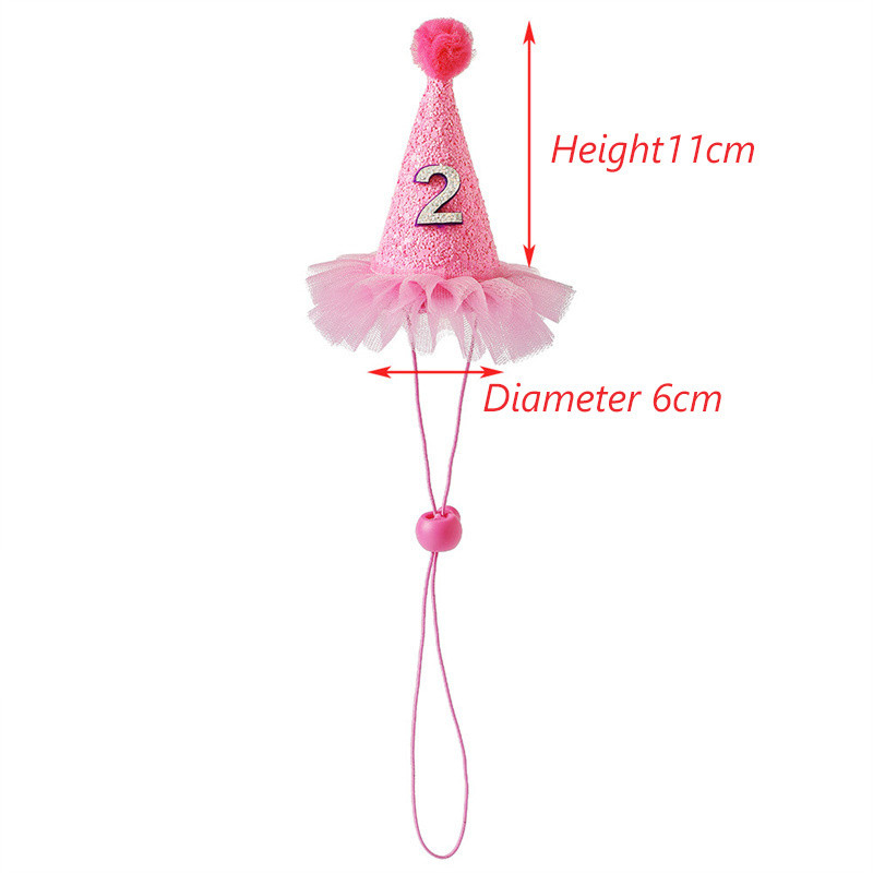 Αστεία Τσιουάουα Καπέλα σκύλου για πάρτι Διακοσμήσεις γενεθλίων κατοικίδιων γατών Αξεσουάρ για σκύλους Μασόκτες γαλλικού μπουλντόγκ Στολή κεφαλής