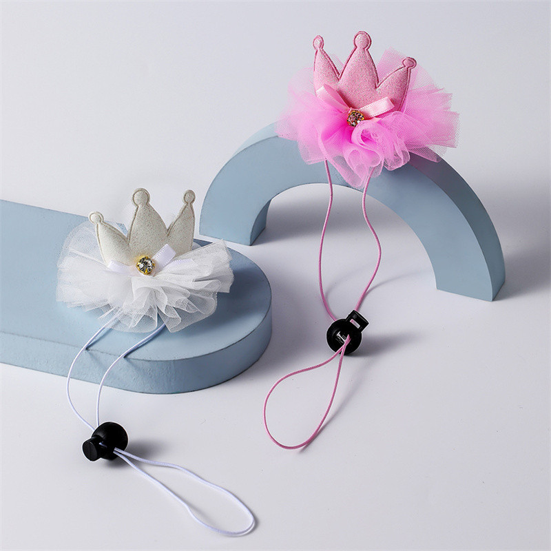 Αστεία Τσιουάουα Καπέλα σκύλου για πάρτι Διακοσμήσεις γενεθλίων κατοικίδιων γατών Αξεσουάρ για σκύλους Μασόκτες γαλλικού μπουλντόγκ Στολή κεφαλής