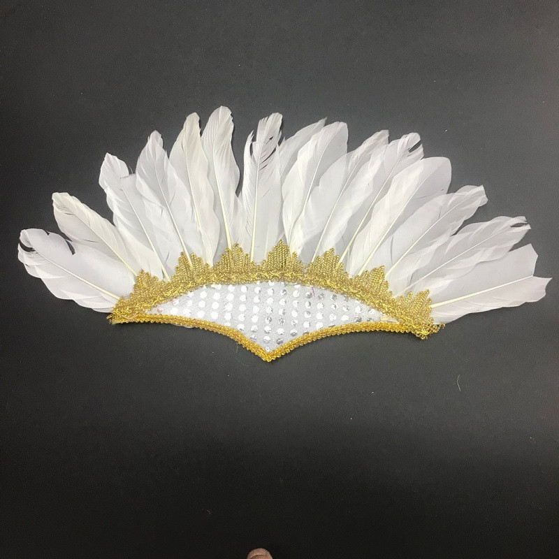 Karnevāls Indijas priekšnieka cepures Matu aksesuāri Dzimšanas dienas ballīte Grezna galvassega Krāsainu spalvu apavi vīriešiem un sievietēm