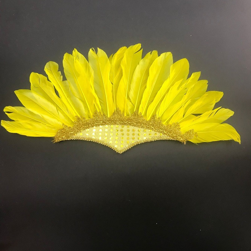 Karnevāls Indijas priekšnieka cepures Matu aksesuāri Dzimšanas dienas ballīte Grezna galvassega Krāsainu spalvu apavi vīriešiem un sievietēm