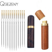 12 gab. Aklā adata Vecāka gadagājuma cilvēkiem, adatas puses caurums, roku šūšana, nerūsējošā tērauda šūšana bezadatas vītņošanai apģērbu šūšanas rīki