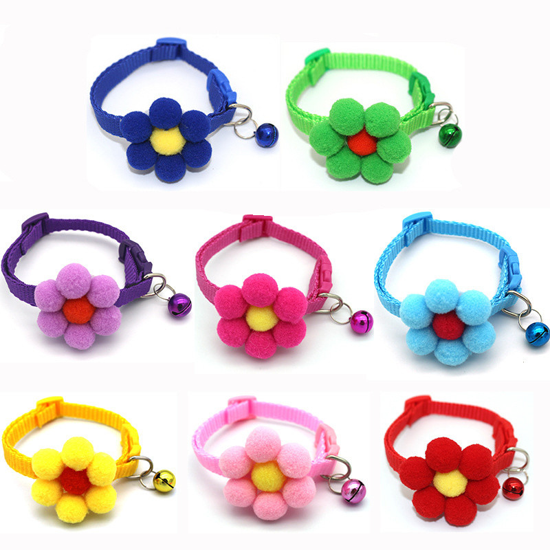Bowknot macska nyakörv virág kutyanyakörv kisállat kellékek, kisállat kiegészítők
