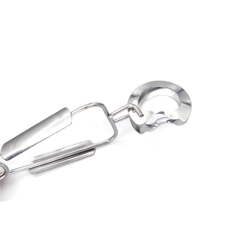 Kapmore 1db konyhai fogó rozsdamentes acél kreatív tavaszi ételfogó csiga főzőfogó Konyhai eszközök főzéshez