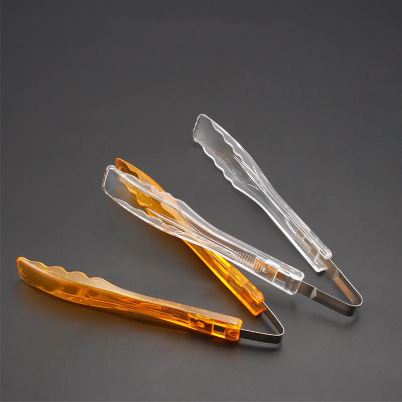 1gab Plastmasas virtuves pārtikas knaibles Pretpiedeguma neslīdošs rokturis Pasniegšanas knaibles Maizes knaibles Virtuves instrumenti Cepšanas rīki Aksesuāri