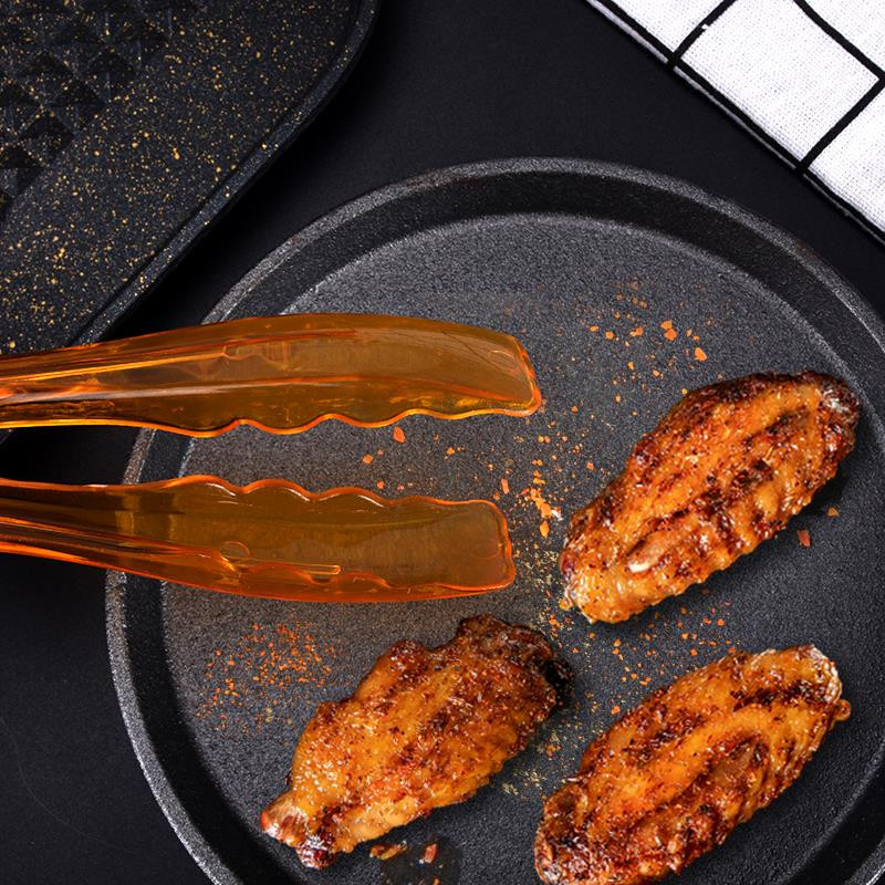 1gab Plastmasas virtuves pārtikas knaibles Pretpiedeguma neslīdošs rokturis Pasniegšanas knaibles Maizes knaibles Virtuves instrumenti Cepšanas rīki Aksesuāri