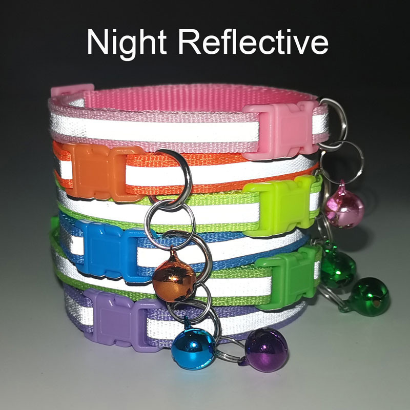 Atstarojoša kaķa kaklasiksnas drošības sprādze ar Bell Breakaway Pet Small Dog Collier ķēdes kaklarota, personalizēta Gatos Kitten Perro