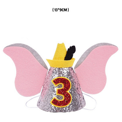 Bērnu daudz laimes dzimšanas dienā cepure ballīte kronis dinozauru kosmosa haizivs nāriņa matu lente meitene zēns pirmais dušas rekvizīts