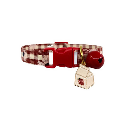 Macskanyakörv Aranyos csengő rajzfilm nyaklánc állítható nyakörv Avokádó medál Kockás macskanyakörv Macska kiskutya kisállat macska kiegészítők