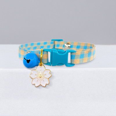 Macskanyakörv Aranyos csengő rajzfilm nyaklánc állítható nyakörv Avokádó medál Kockás macskanyakörv Macska kiskutya kisállat macska kiegészítők