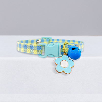 Macskanyakörv Aranyos csengő rajzfilm nyaklánc állítható nyakörv Avokádó medál Kockás macskanyakörv Macska kiskutya kisállat macska kiegészítők