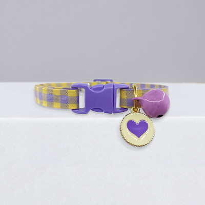 Macskanyakörv Aranyos csengő rajzfilm nyaklánc állítható nyakörv Avokádó medál Kockás macskanyakörv Macska kiskutya kisállat macska kiegészítők