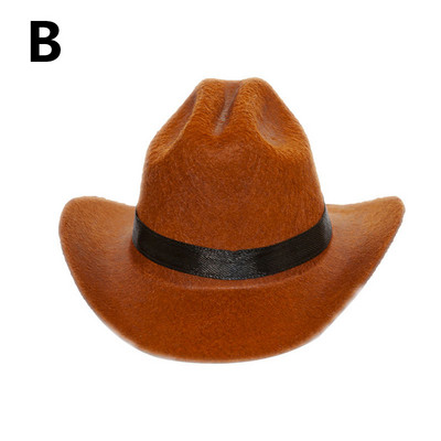 Αστεία καπέλο κατοικίδιων ζώων για σκύλο γάτα Western Cowboy καπέλο φωτογραφικό στήριγμα Universal σκουφάκι σκύλου για το Halloween Christmas Street Party Αξεσουάρ για κατοικίδια