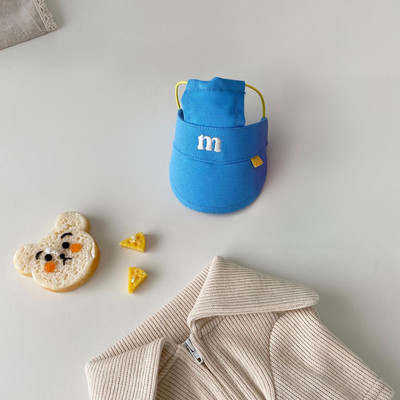 Divat INS Hímzett háromszínű Sun Dogs Kalapok Visor Kalap Kutya Kisállat Elasztikus Malac orr Csat Állítható Kalapok Kölyök Kiegészítők