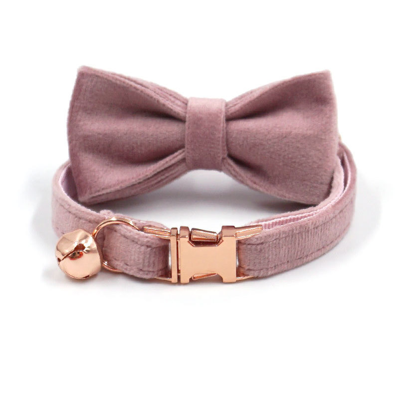 Bársonyos macskanyakörv csengővel, egyszínű kiskutya chihuahua nyaklánc, állítható, elvesztést gátló kutya csípős kisállat kiegészítők