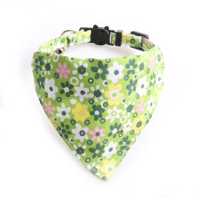 Floral Animal de companie Guler pentru pisici Accesorii pentru câini Colier cu clopoțel Chaturi Arc Bandana Colier floarea-soarelui Rechizite pentru capre Breakaway Charm