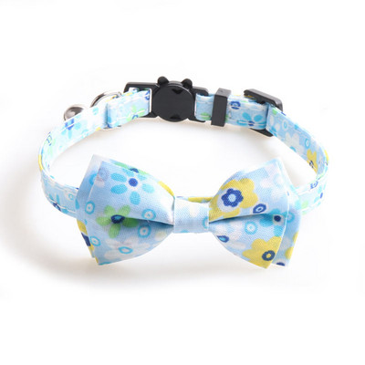 Floral Animal de companie Guler pentru pisici Accesorii pentru câini Colier cu clopoțel Chaturi Arc Bandana Colier floarea-soarelui Rechizite pentru capre Breakaway Charm