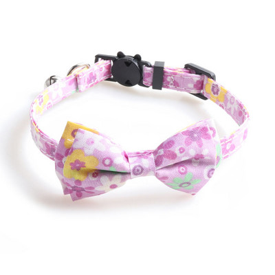 Floral Animal de companie Guler pentru pisici Accesorii pentru câini Colier cu clopoțel Chaturi Arc Bandana Colier floarea-soarelui Rechizite pentru capre Breakaway Charm