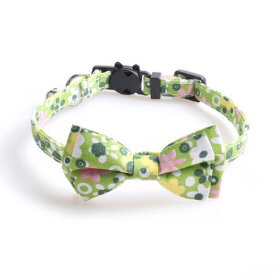 Floral Animal de companie Guler pentru pisici Accesorii pentru câini Colier cu clopoțel Chaturi Arc Bandana Colier floarea-soarelui Rechizite pentru capre Breakaway Charm