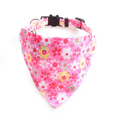 Floral Animal de companie Guler pentru pisici Accesorii pentru câini Colier cu clopoțel Chaturi Arc Bandana Colier floarea-soarelui Rechizite pentru capre Breakaway Charm