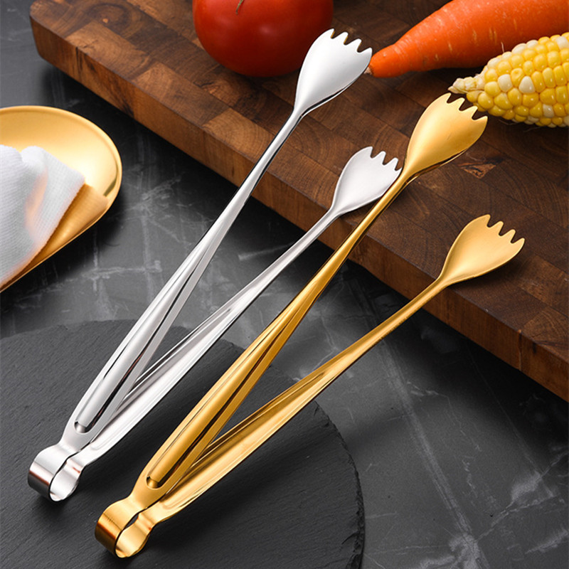 Svédasztalos Grill Steak Ételfogók Hús fogas tálaló kapcsos Hosszú nyelű Hotel Törölközőbilincs Otthoni Konyha Főzőedények