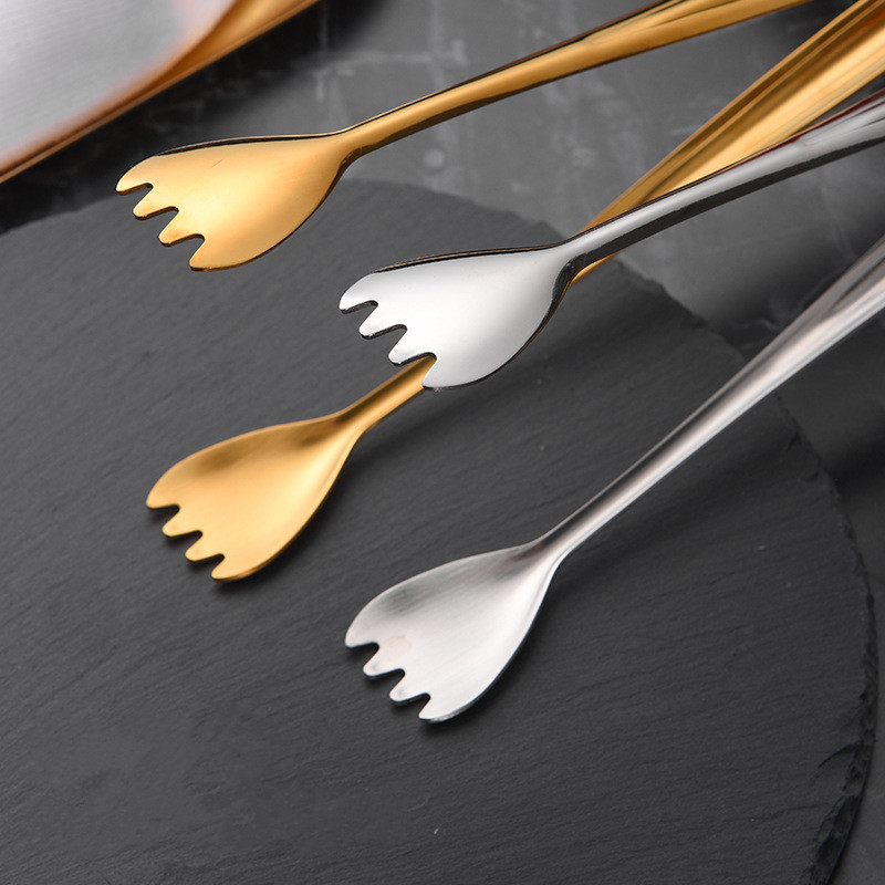 Svédasztalos Grill Steak Ételfogók Hús fogas tálaló kapcsos Hosszú nyelű Hotel Törölközőbilincs Otthoni Konyha Főzőedények