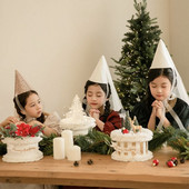 Bling Bling Születésnapi Kalap INS Babaparti kalap koreai stílusú hercegnős születésnapi kalapok Fényes fejfedős party sapka gyerekeknek fotó kellékek