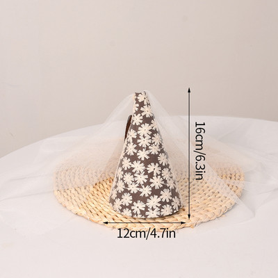 Bling Bling Születésnapi Kalap INS Babaparti kalap koreai stílusú hercegnős születésnapi kalapok Fényes fejfedős party sapka gyerekeknek fotó kellékek