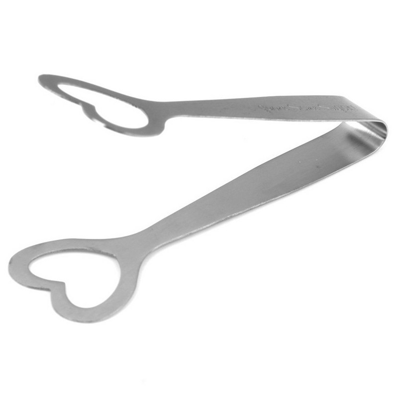 Virtuves instrumenti Pārtika Kāzas Nerūsējošais tērauds Sirds formas skava Cukura sorbeta dāvana Virtuves piederumi