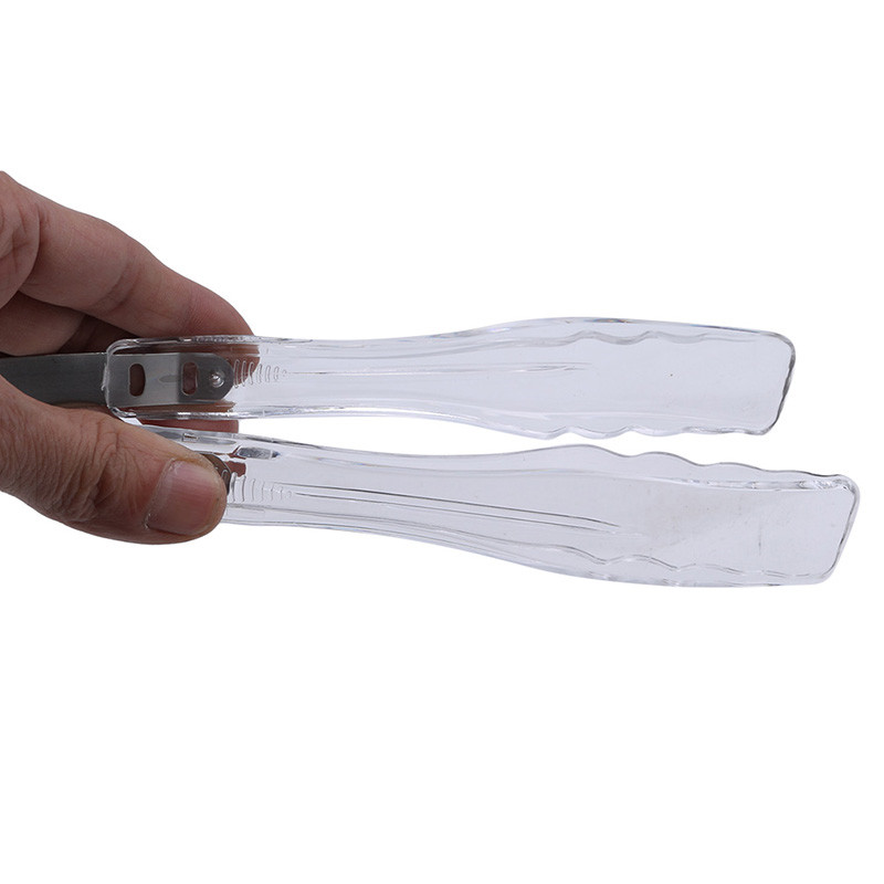 Konditorejas skava Barbekjū Virtuves knaibles Nerūsējošais tērauds + Plastmasas pārtikas knaibles Virtuves piederumi Bufetes gatavošanas rīks Pretkarsts maizes klips