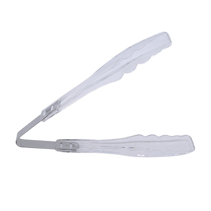 Konditorejas skava Barbekjū Virtuves knaibles Nerūsējošais tērauds + Plastmasas pārtikas knaibles Virtuves piederumi Bufetes gatavošanas rīks Pretkarsts maizes klips