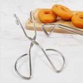 Sudraba pārtikas skava Daudzfunkcionāla pārtikas skava restorānam Labas krāsas cepetis gaļas bārbekjū grilēšanas piederumi pārtikas skava