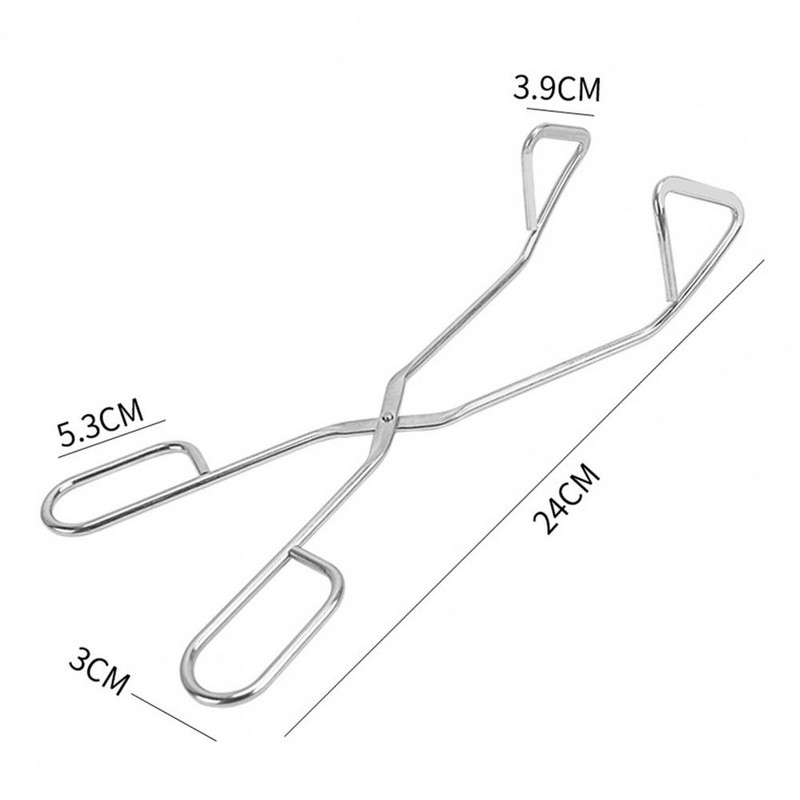 Sudraba pārtikas skava Daudzfunkcionāla pārtikas skava restorānam Labas krāsas cepetis gaļas bārbekjū grilēšanas piederumi pārtikas skava