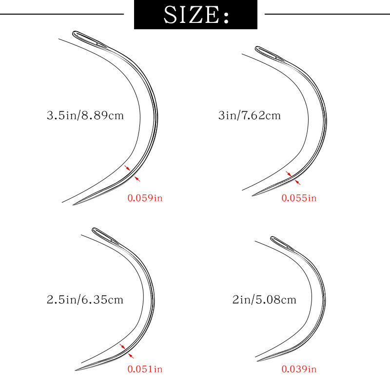 Nonvor 25Pcs Γ τύπου Καμπύλες βελόνες για Δερμάτινα Εργαλεία ραπτικής χειροτεχνίας Βελόνες ραπτικής οικιακής χρήσης Αξεσουάρ ραφής