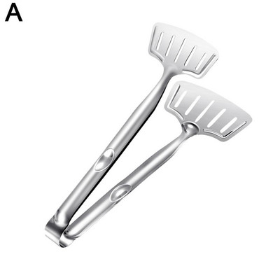 Food Tong από ανοξείδωτο ατσάλι για σνακ Κλιπ κέικ Σαλάτα Ψωμί Σαλάτα Κέικ Μπάρμπεκιου Εργαλείο ψησίματος Ζαχαροπλαστική Κουζίνα Κλιπ Σφιγκτήρας Φρούτων Α5J9