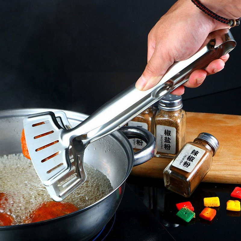 Food Tong από ανοξείδωτο ατσάλι για σνακ Κλιπ κέικ Σαλάτα Ψωμί Σαλάτα Κέικ Μπάρμπεκιου Εργαλείο ψησίματος Ζαχαροπλαστική Κουζίνα Κλιπ Σφιγκτήρας Φρούτων Α5J9