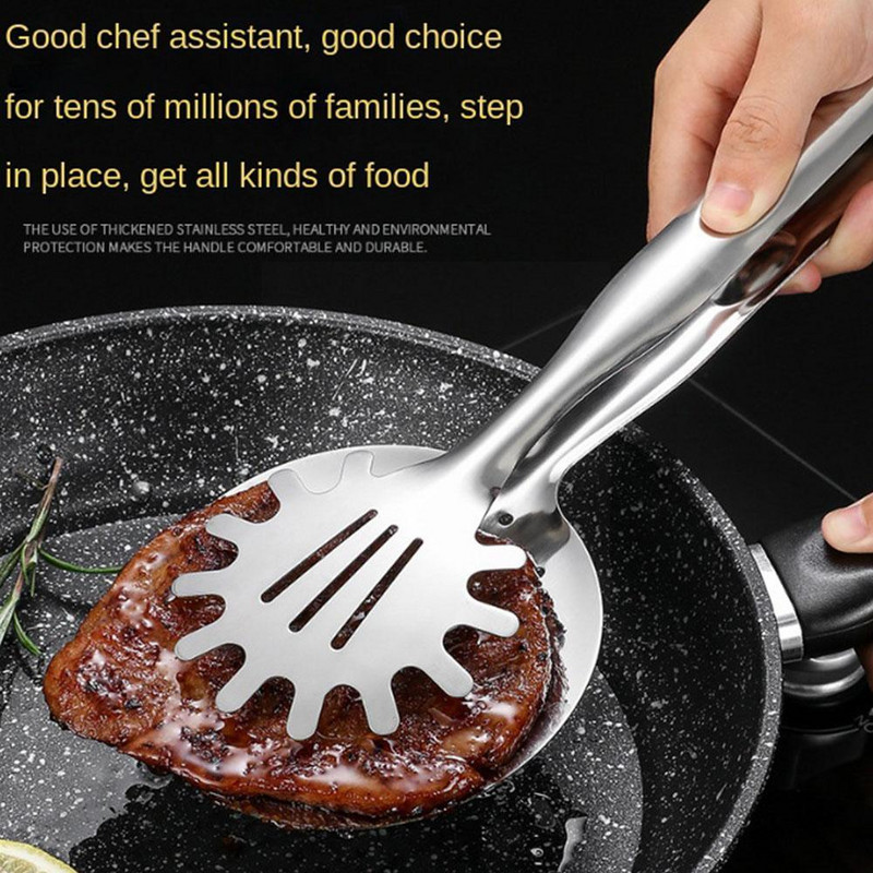 Food Tong από ανοξείδωτο ατσάλι για σνακ Κλιπ κέικ Σαλάτα Ψωμί Σαλάτα Κέικ Μπάρμπεκιου Εργαλείο ψησίματος Ζαχαροπλαστική Κουζίνα Κλιπ Σφιγκτήρας Φρούτων Α5J9