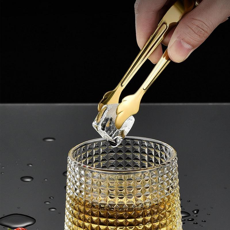 Ledus knaibles nerūsējošais tērauds Pārtika Ledus kubiņš Augļi Cukurs ēdināšanai Mini pasniegšana Virtuves piederumi Ēdienu gatavošanas piederumi Instrumenti