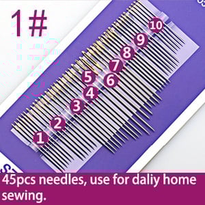 1 iepakojums nerūsējošā tērauda šūšanas adatu piespraudes rokdarbiem Mājas DIY Amatniecība Mājsaimniecības Roku darbs krustdūriena šūšanas piederumi