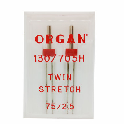 ORGAN Dvostruke rastezljive igle 75/4 75/2.5 za rastezljive pletene elastične tkanine za kućanske šivaće mašine Univerzalne dvostruke igle 90 100