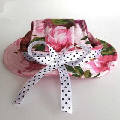 Mājdzīvnieki suņu cepure apaļām malām suņu cepure ar atverēm ausīm kucēnam kaķim sunim cilindriskā cepure Princeses cepure āra saules cepure Tīkla elpojoša viziera cepure